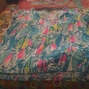 Lily Pulitzer top.